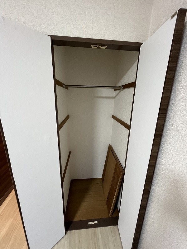 お洋服が多い方でも安心の収納力