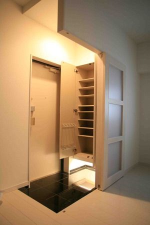 清潔感のある玄関です