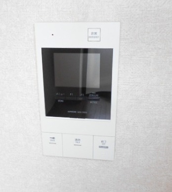 モニタつきで急な来客時も安心です