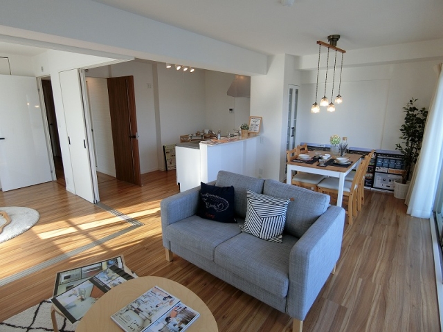 広々としたリビングですね