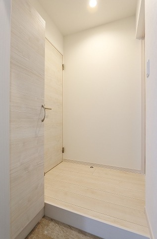 開放感のある玄関です