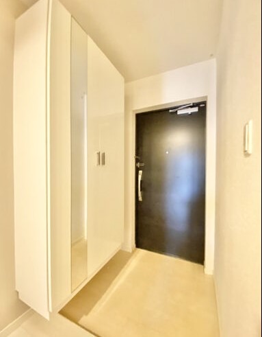 開放感のある玄関です