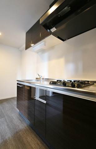 キッチンスペース広々、使い勝手の良いキッチン