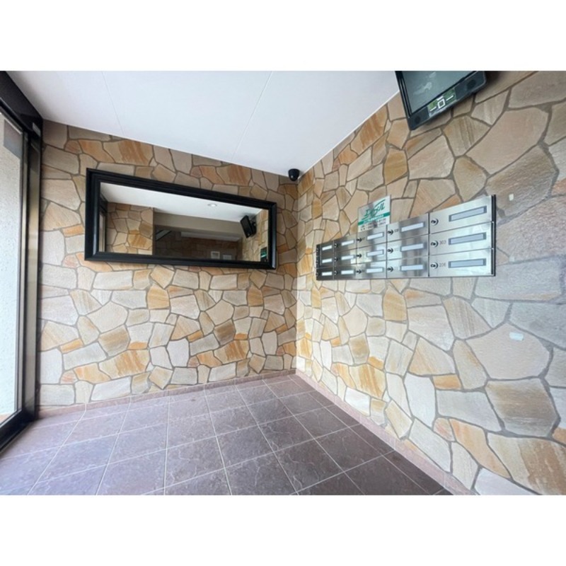 集合ポストもあり。