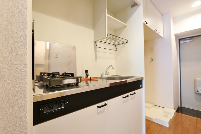 コンパクトなキッチンです