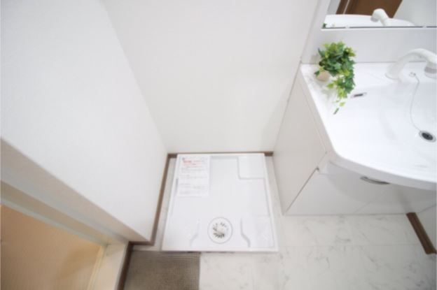 室内に洗濯機置けます