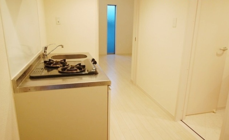 2口コンロ付きで料理がはかどりそうですね