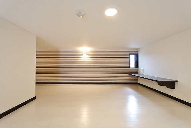 ロフトスペースも広々、色々な使い方ができますね