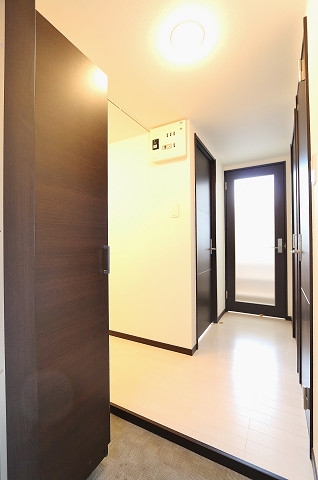 開放感のある玄関ですね