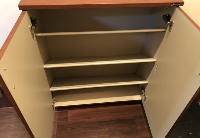 シューズボックスがある玄関です