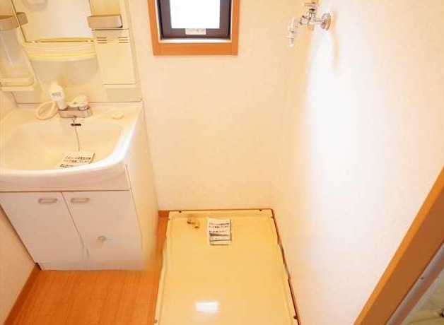 洗濯機は室内に置けます。