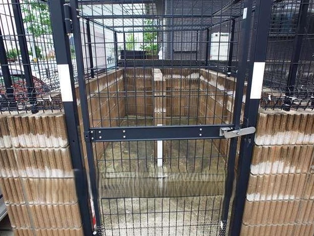 ゴミ捨て場はこちらになります。