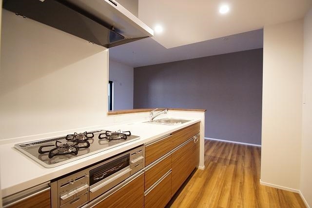 会話が弾むカウンターキッチン