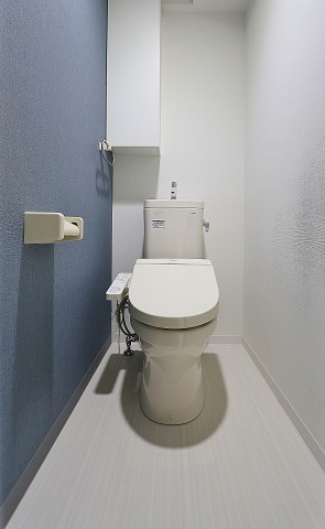 清潔感のあるトイレです