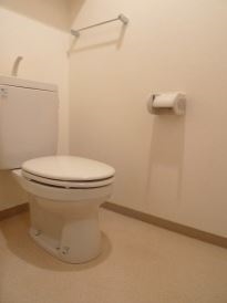 清潔感のあるトイレですね