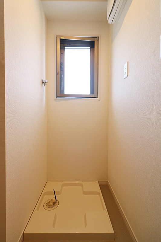 洗濯機は室内に置けます。