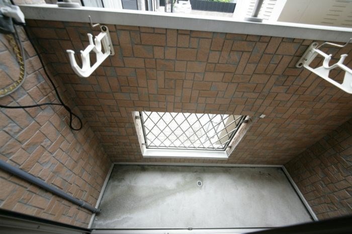 バルコニーはこちら