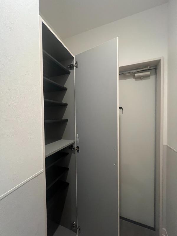 玄関収納もばっちりです。