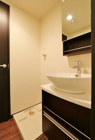 朝の支度はこちらで