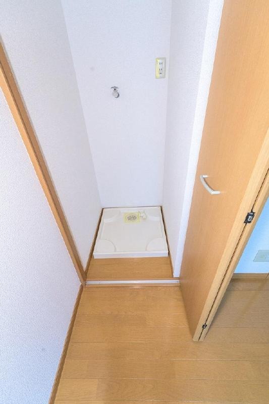 嬉しい室内洗濯機置場