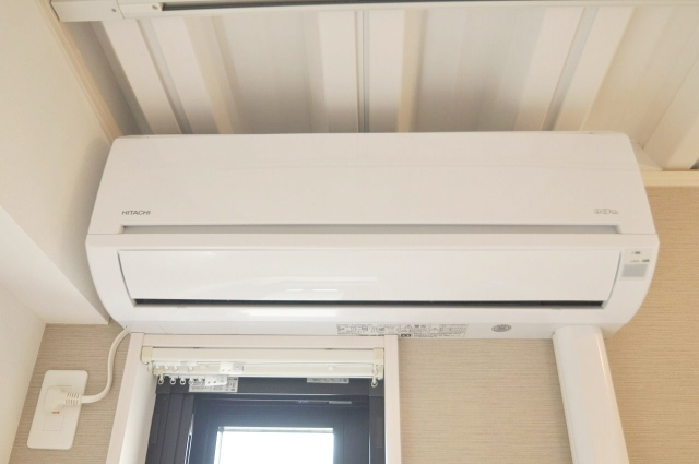 エアコン付きで快適に過ごせます