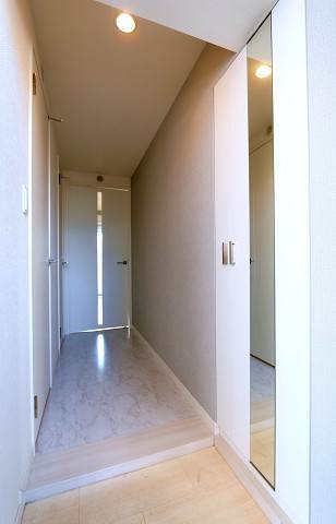 開放感のある玄関ですね