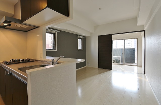 開放感あるリビングです