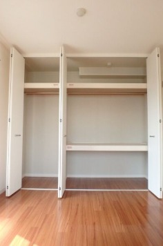 大容量の収納でお部屋をスッキリ