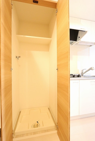 洗濯機置場はこちらです