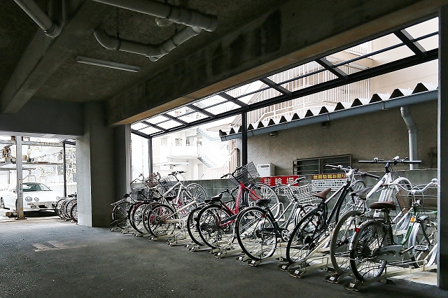 駐輪場もあります