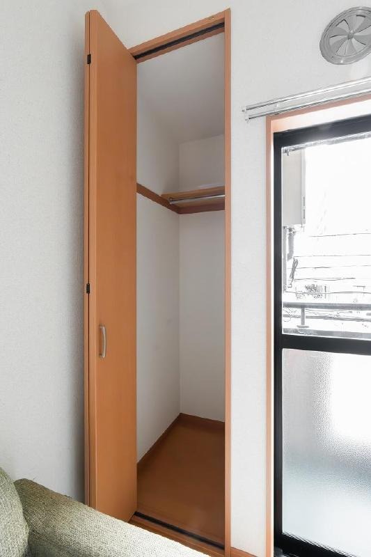 奥行きのある収納スペース