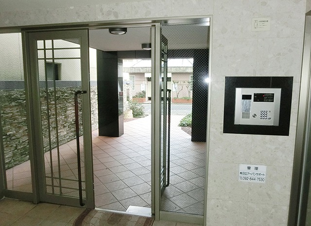 オートロック付きでセキュリティも安心