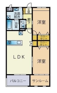 画像の間取りは現状を優先します。