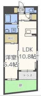 画像の間取りは現状を優先します。