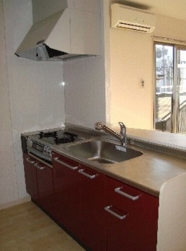 人気のカウンターキッチンです