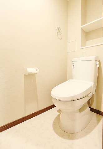 収納棚、ウォシュレット付き