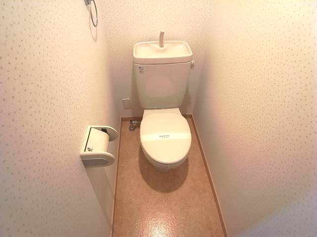 清潔感のあるトイレですね