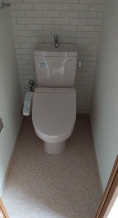 清潔感のあるトイレです