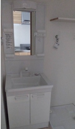シャンプードレッサー付きの洗面台です