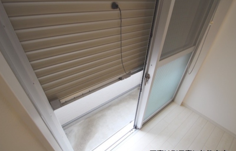 嬉しいシャッター付バルコニーです