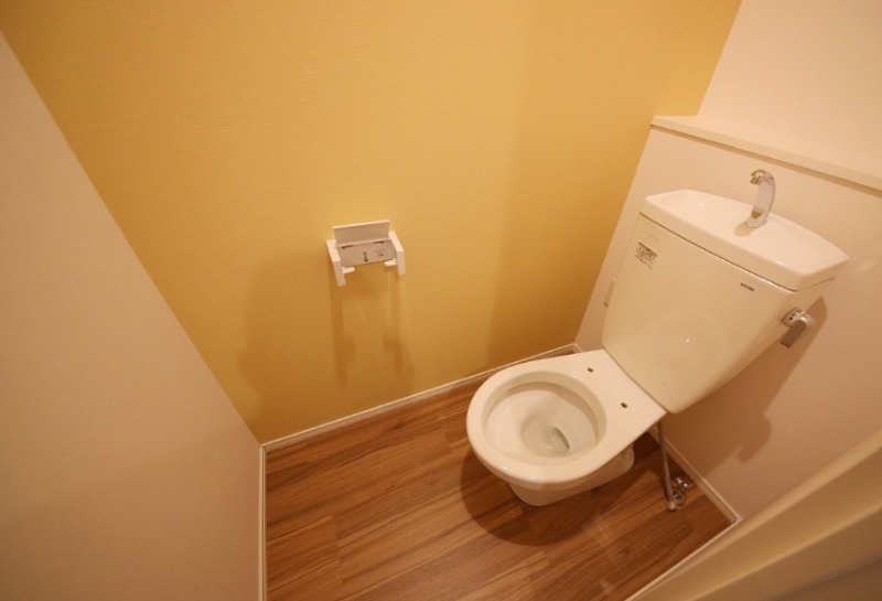 清潔感のあるトイレですね