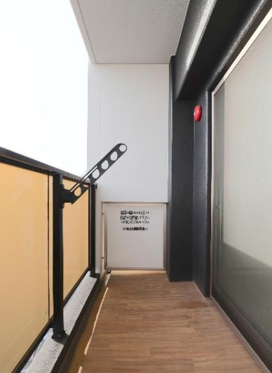 日当たり良好なバルコニーですね