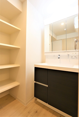 朝の支度はこちらで