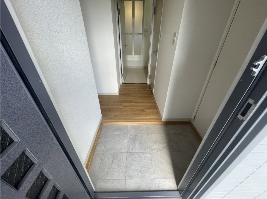 開放感のある玄関ですね