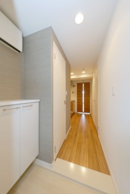 玄関からの景色はこのようになっております。