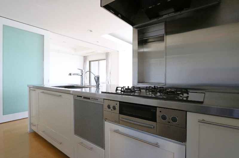 作業スペースも広々と