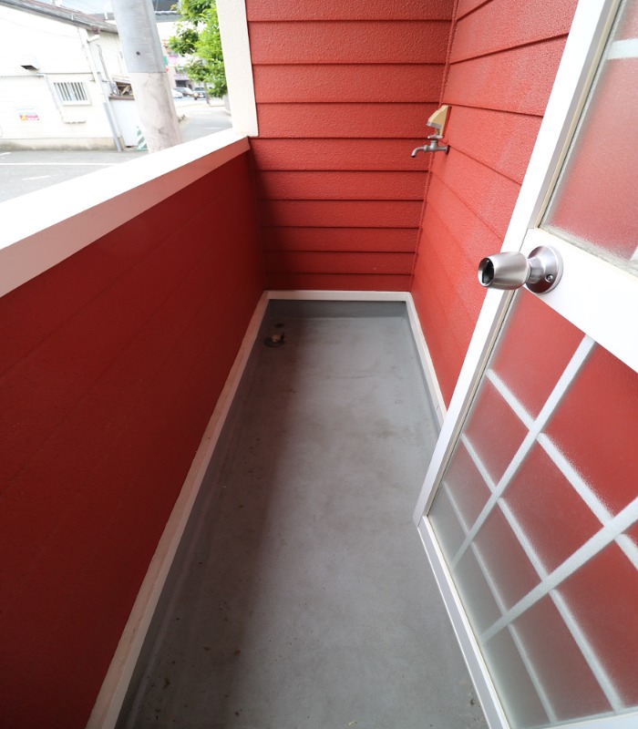 お洗濯物はこちらで干せます