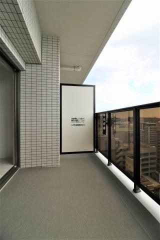 開放感のあるバルコニーですね