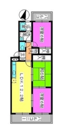 画像の間取りは現状を優先します。