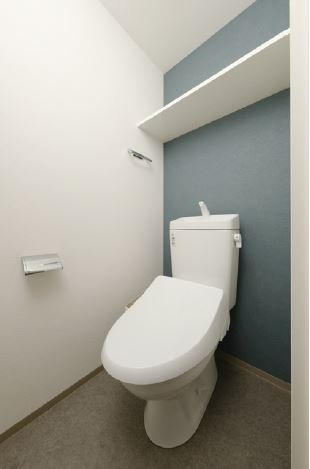 清潔感のあるトイレです